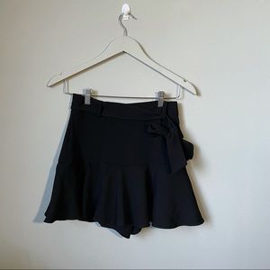 zara black skort size 4